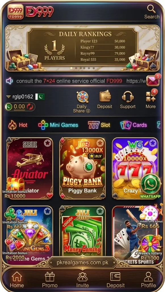 FD999 Game Official Earning