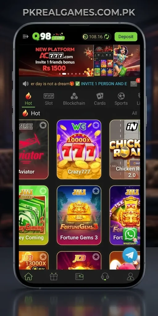 Q98 GAME Real Earning APK