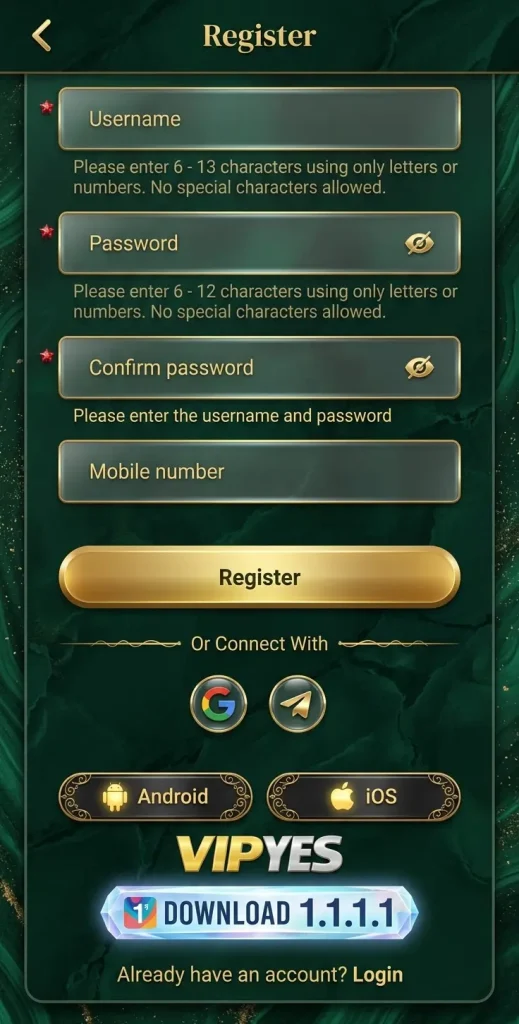 VIPYES Game Download APK